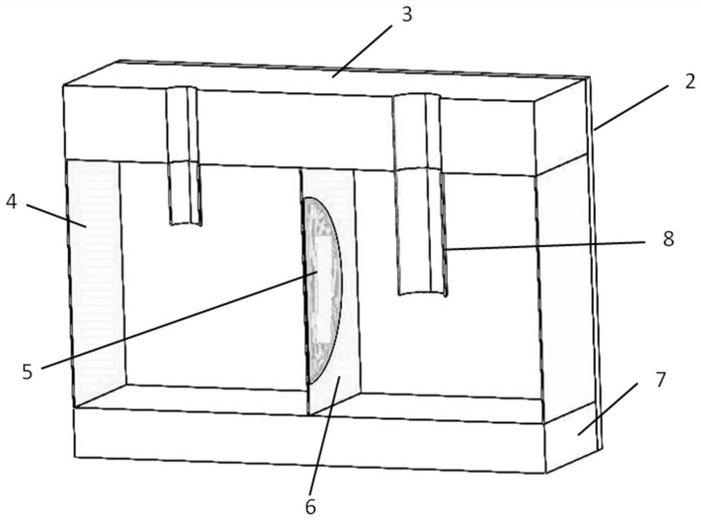 A receiving transducer with adjustable working frequency