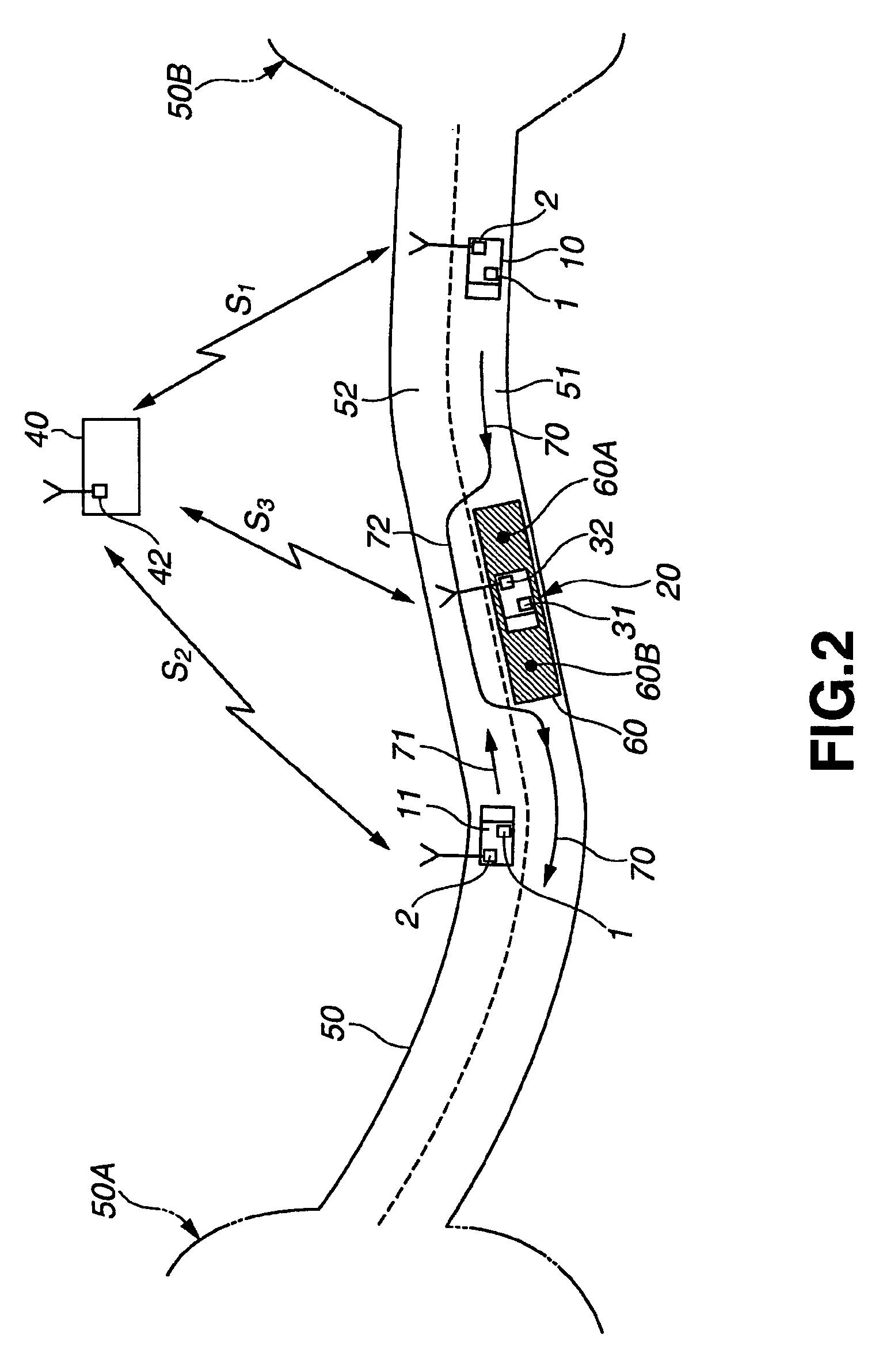 Travel control device and method for vehicles