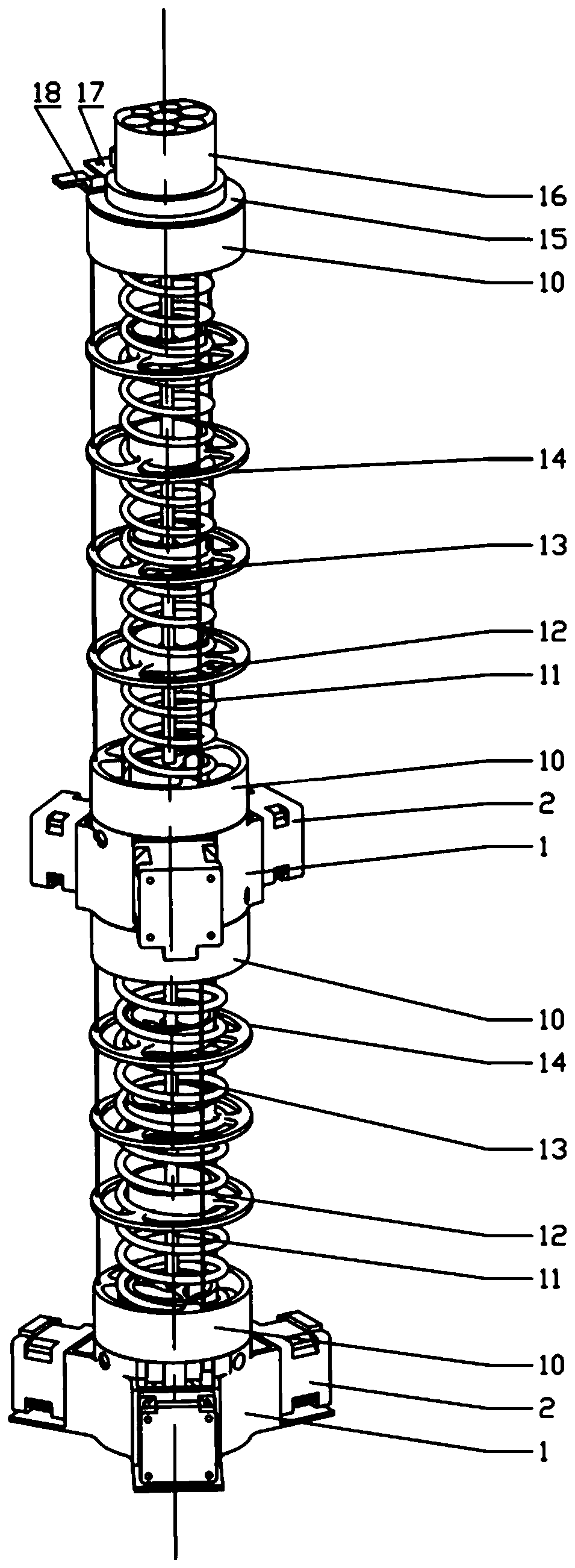 Elephant trunk-like flexible mechanical arm