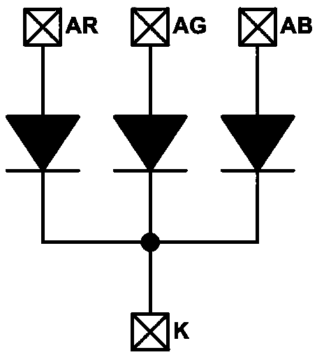 A LED chip package and an LED display