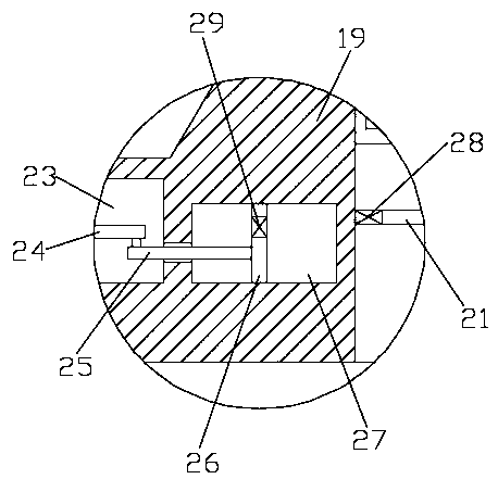 Fish feed put-in device for ecological agricultural system