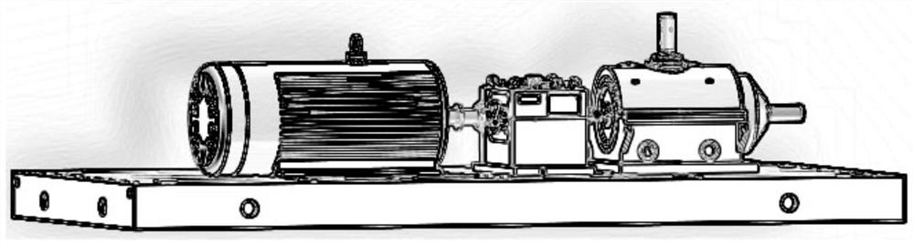 A spindle bearing impact test bench