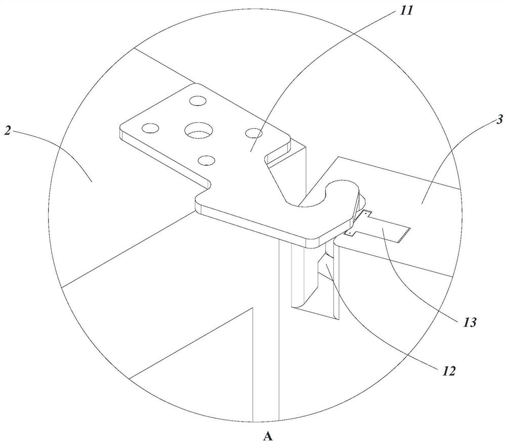 Left and right opening mechanism and refrigerator