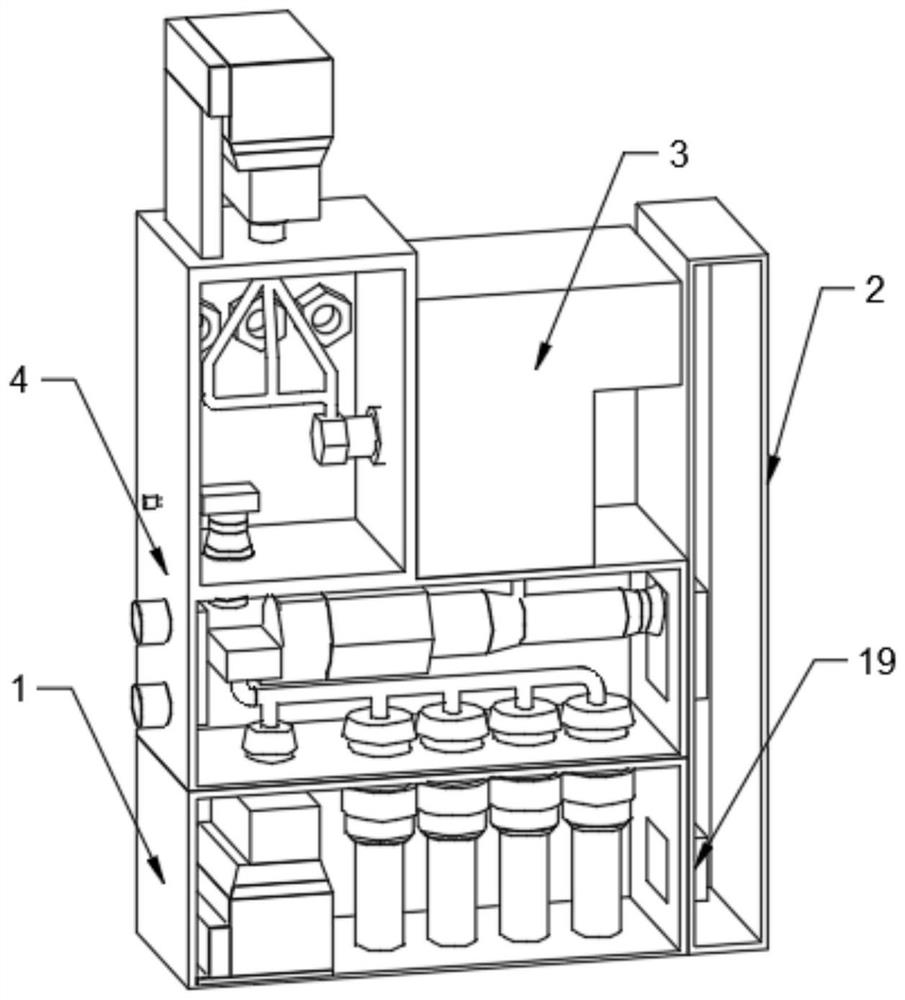 Environment-friendly GIS switch cabinet with SF6 gas