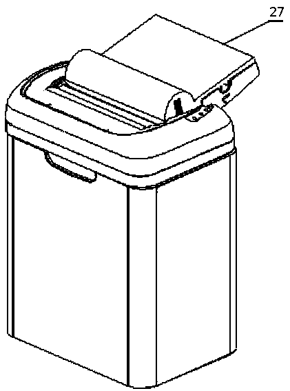 A kind of automatic paper shredder and automatic shredding method