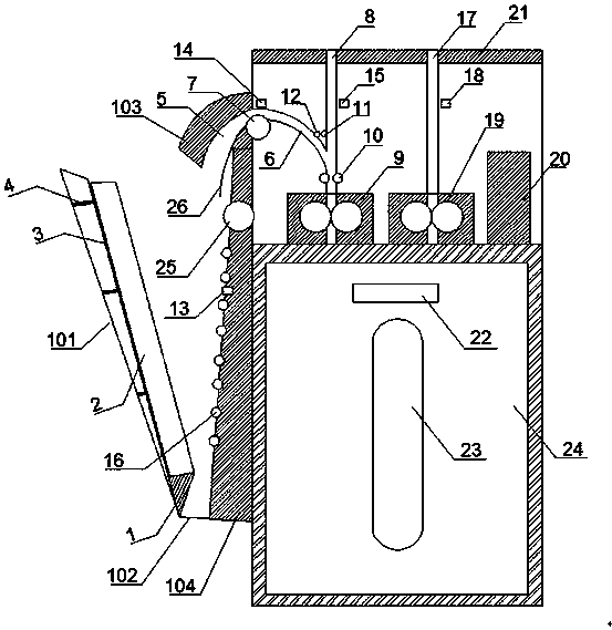 A kind of automatic paper shredder and automatic shredding method