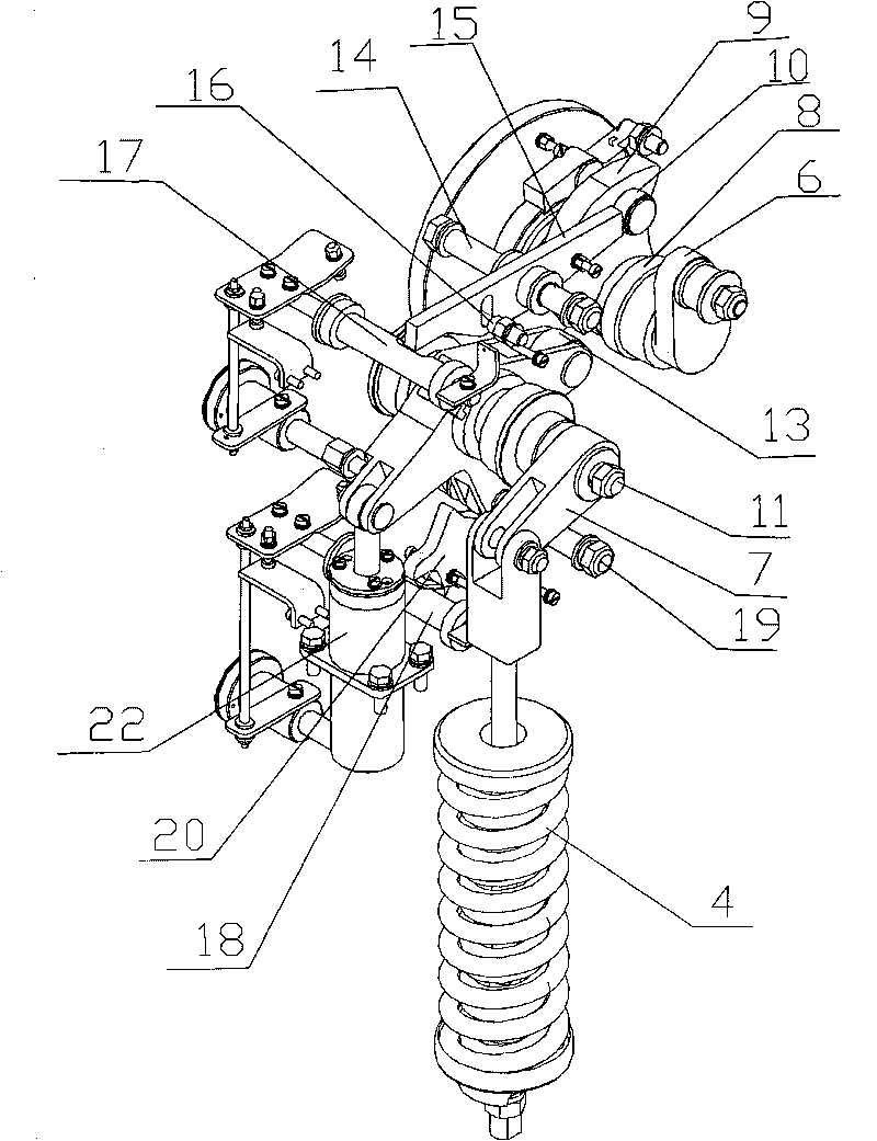 Spring operation mechanism used for high-voltage switch