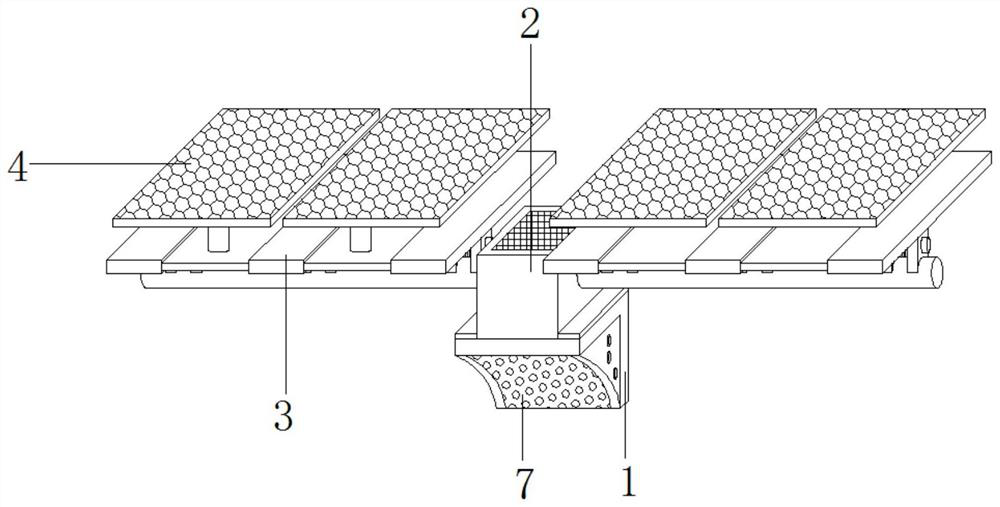 A frameless solar lamp