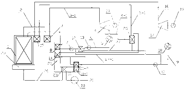 Extracted steam type steam Rankine combined cycle power generation device