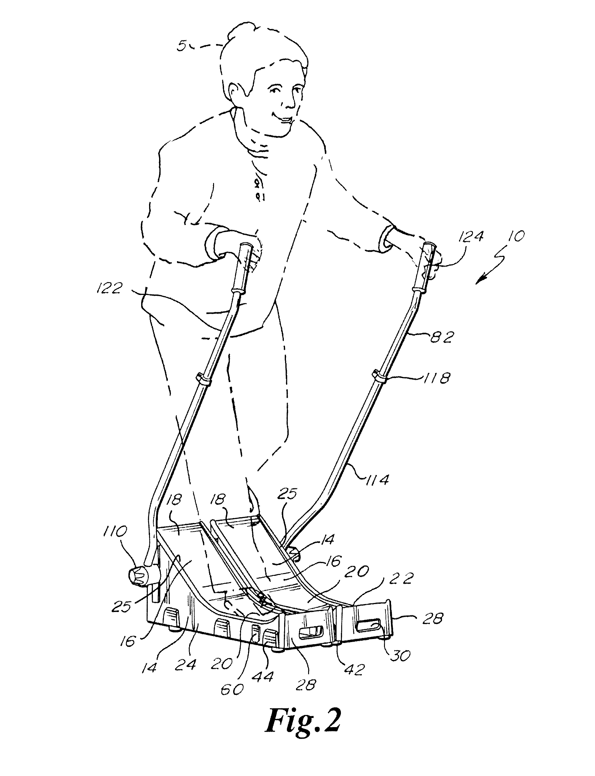 Walking slide mill