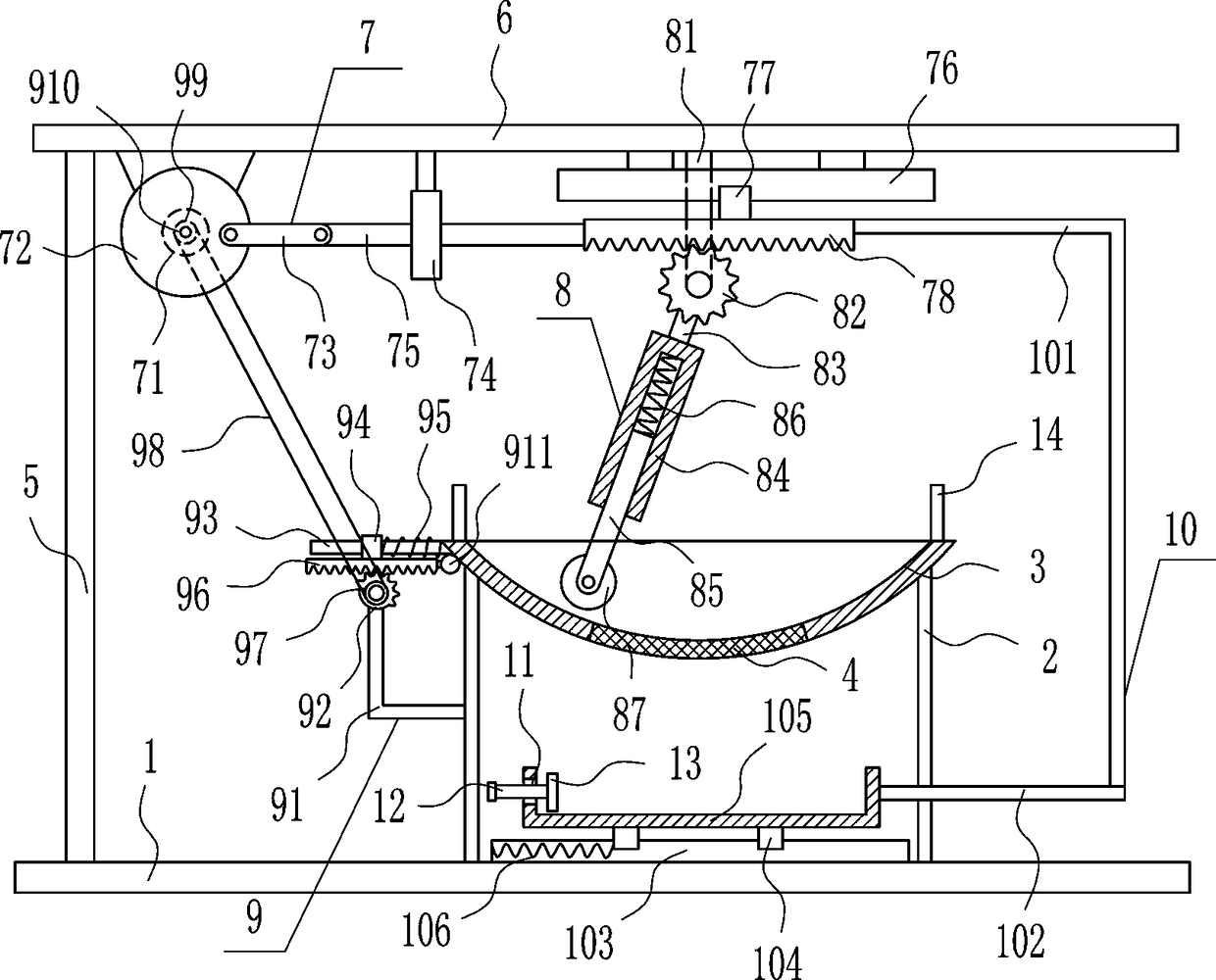 Medical drug grinding device