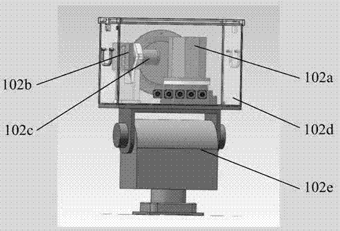 Large-field angle three-dimensional measuring instrument