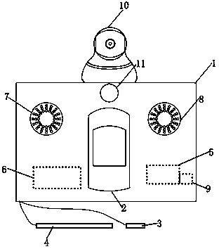 Automatic alarm expelling device for small animal invasion of transformer substation