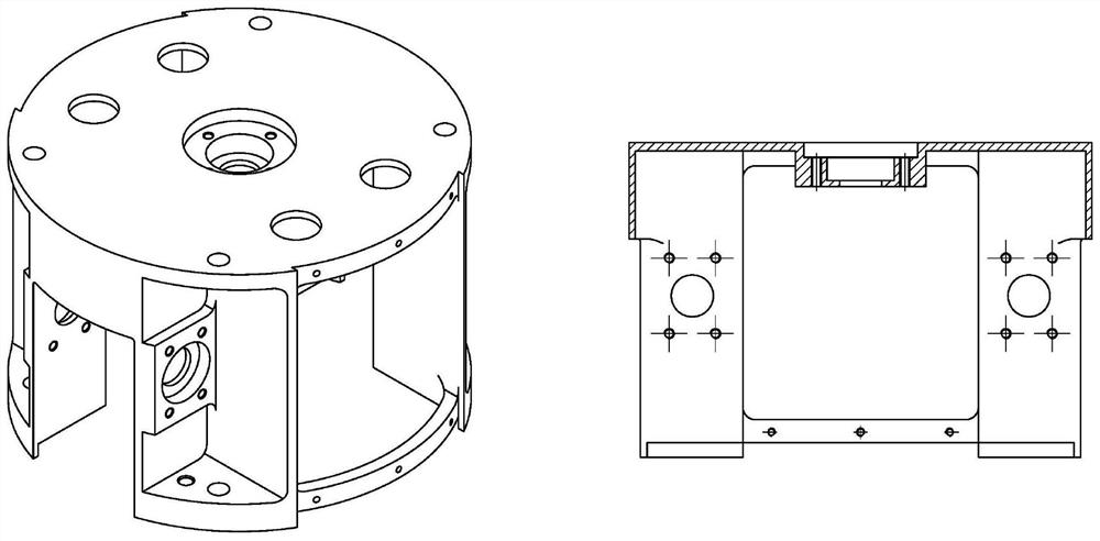 Antenna structure adopting worm and gear transmission unfolding