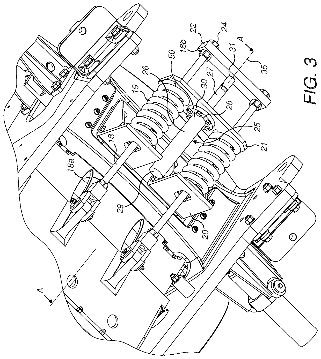 Jaw crusher retraction assembly