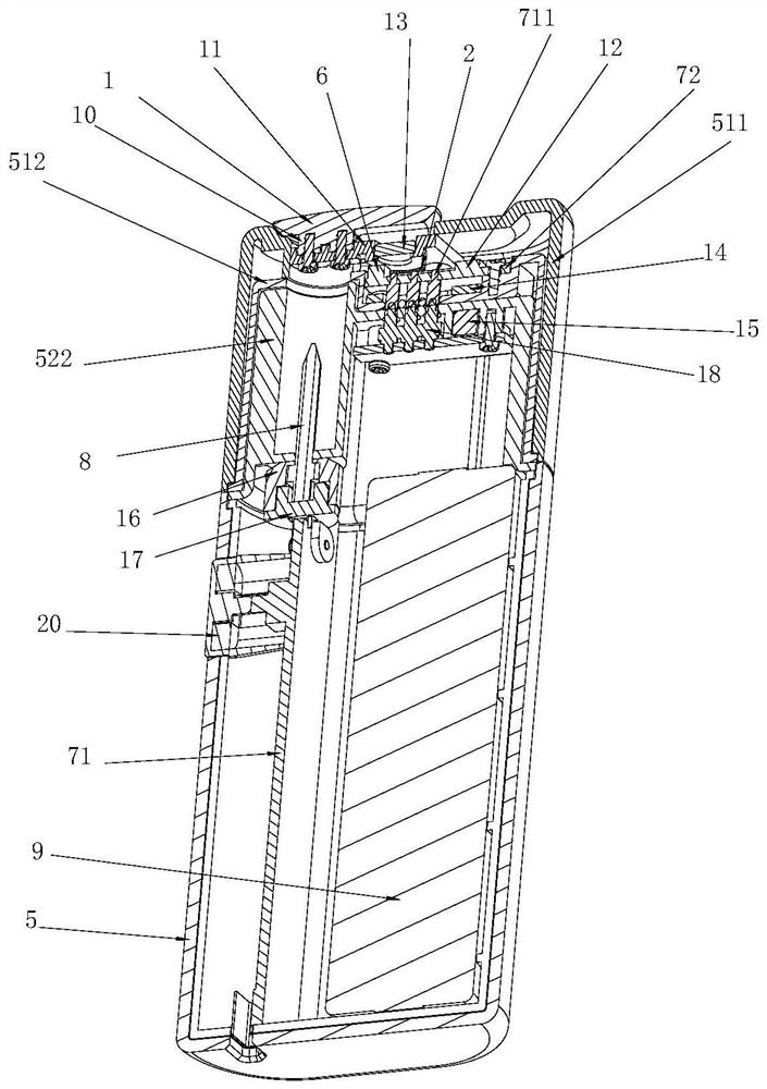 Normally-closed sliding dustproof door baking low-temperature smoking set and heating control method