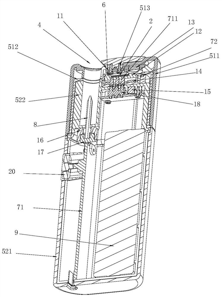 Normally-closed sliding dustproof door baking low-temperature smoking set and heating control method