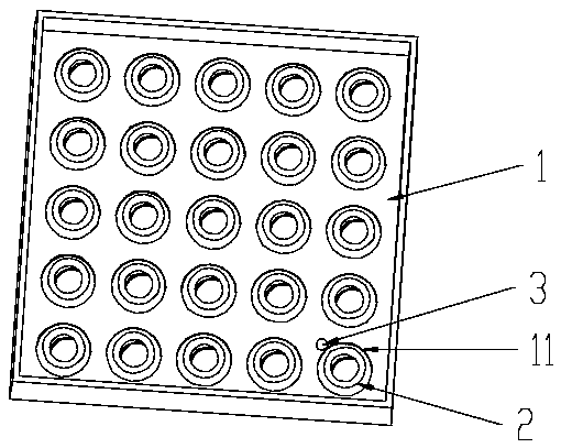 Air outlet device and air conditioner using same