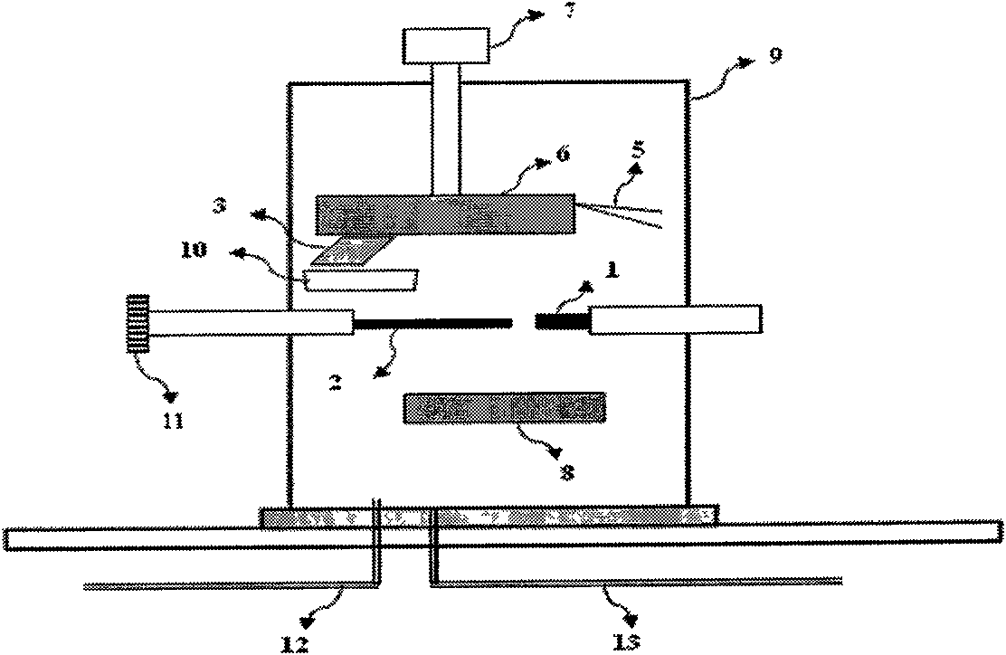 Device for preparing carbon nano tube by arc process