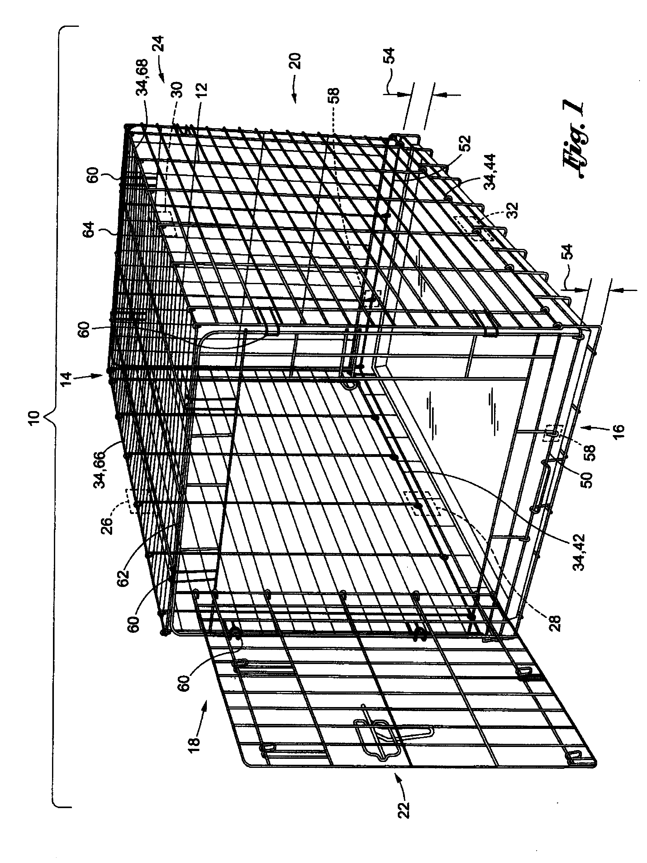 Collapsible animal enclosure