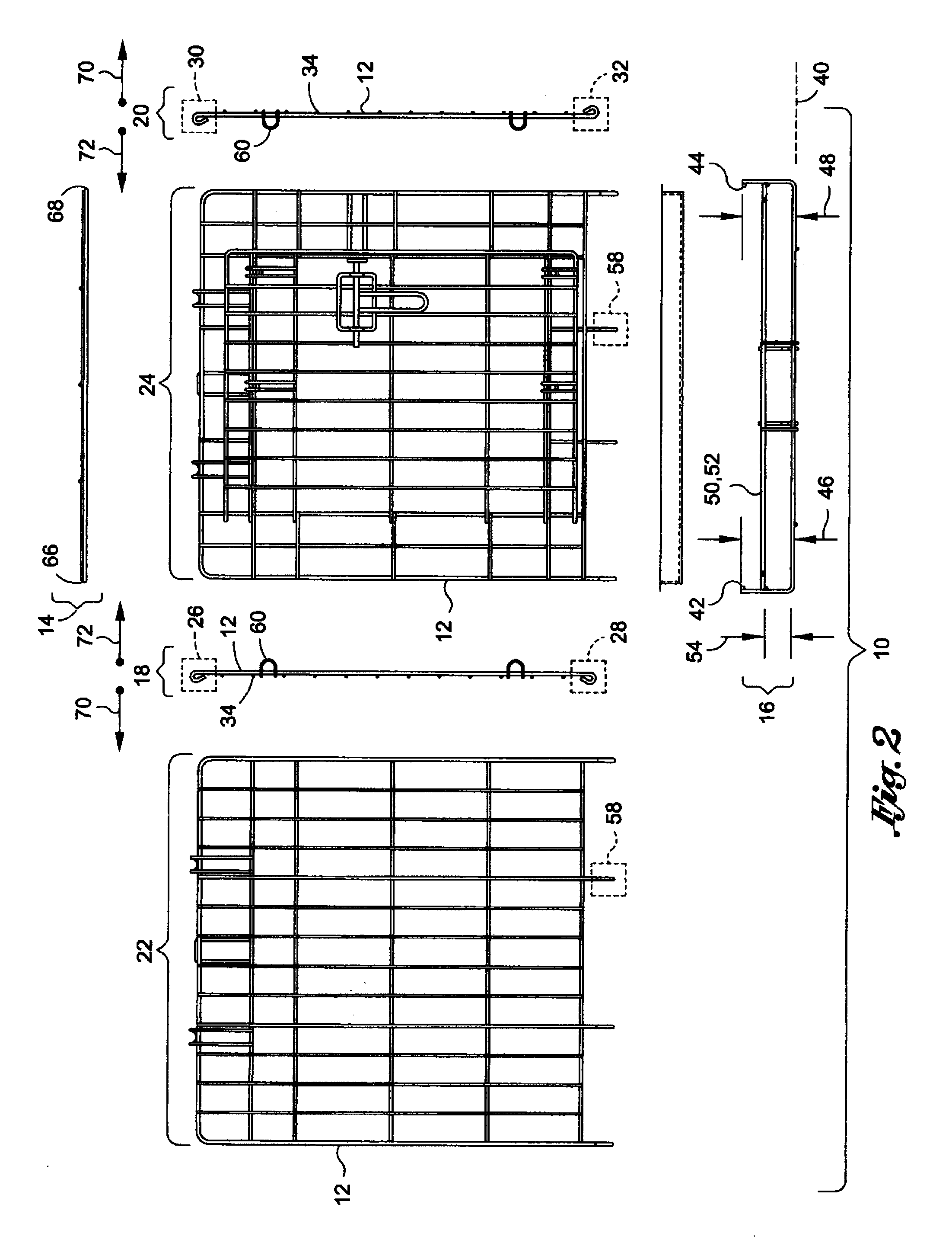 Collapsible animal enclosure