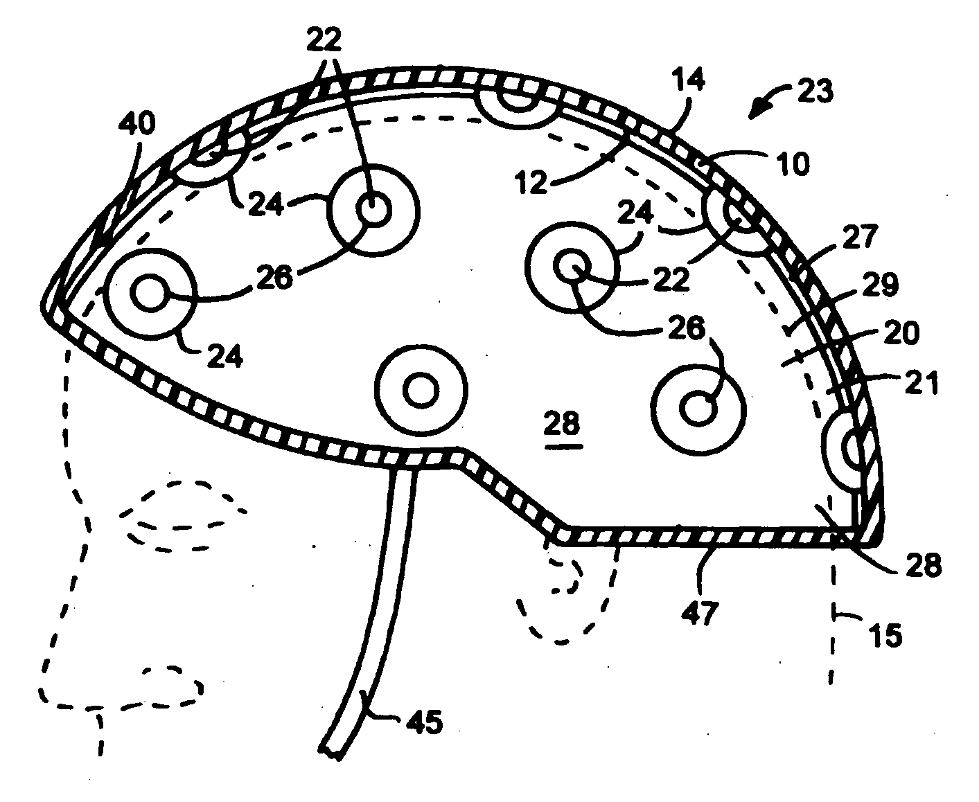 Liquid-gel impact reaction liner