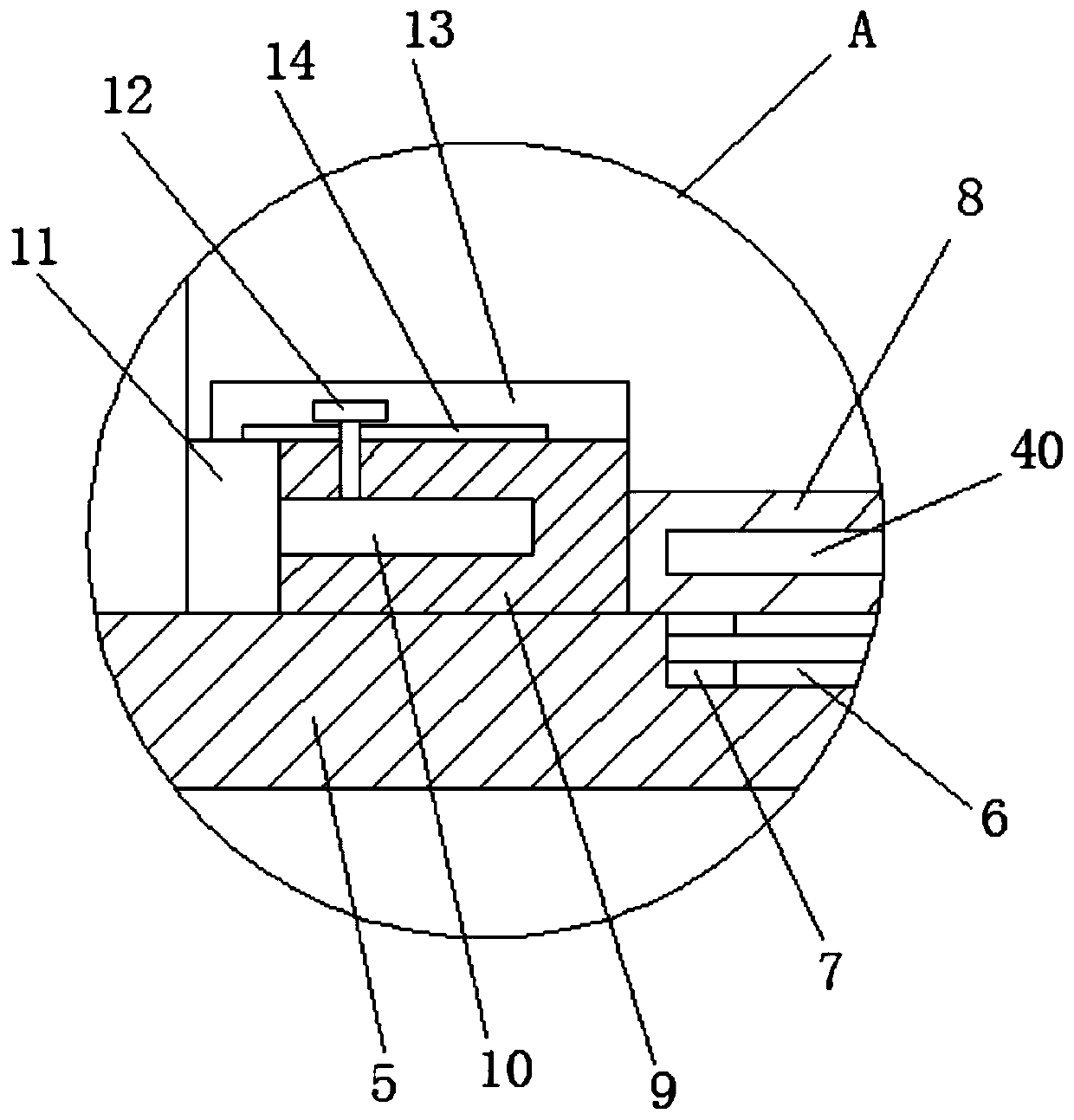 Mouth rehabilitating and straightening auxiliary device