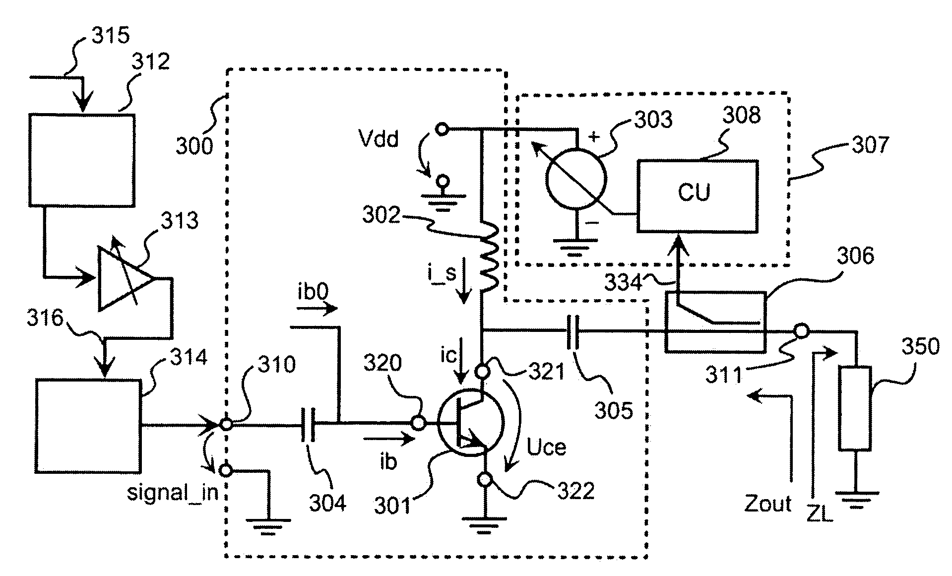 Method and arrangement for adjusting an output impedance of a power amplifier