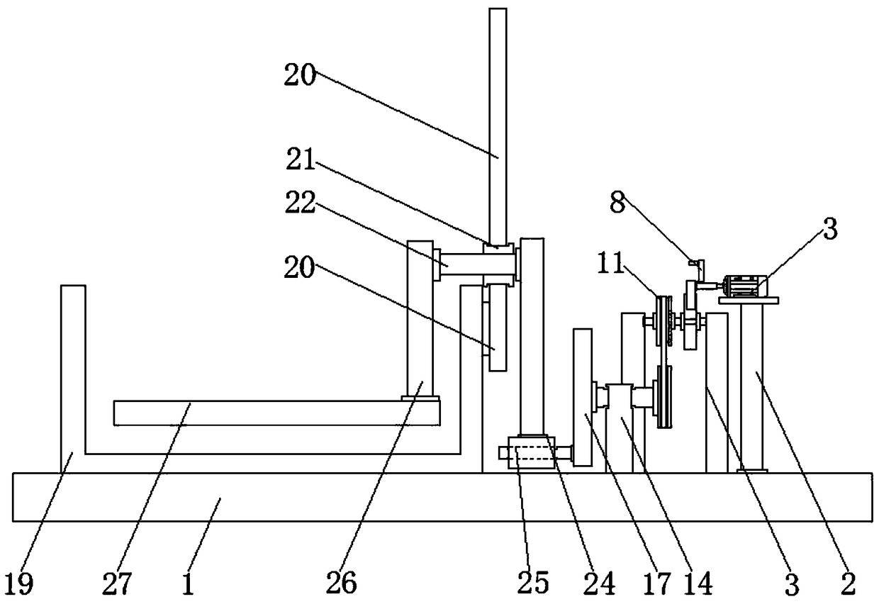 Stable and uniform-speed lifting structure for photocuring forming 3D printing