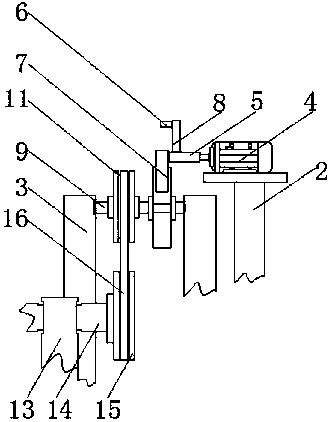 Stable and uniform-speed lifting structure for photocuring forming 3D printing