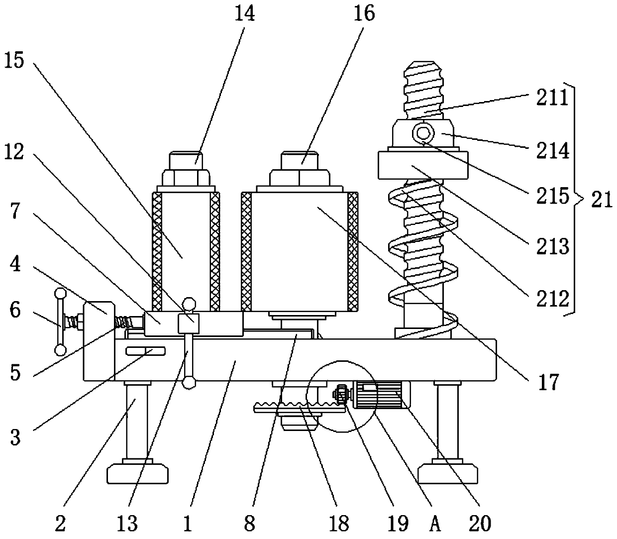 A bending machine for hardware processing