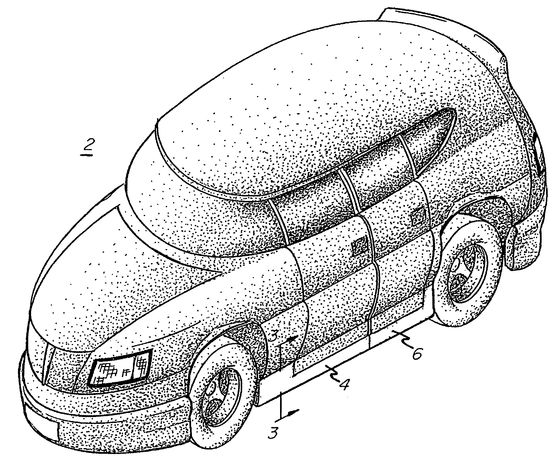 Side sill trim part and method of molding same