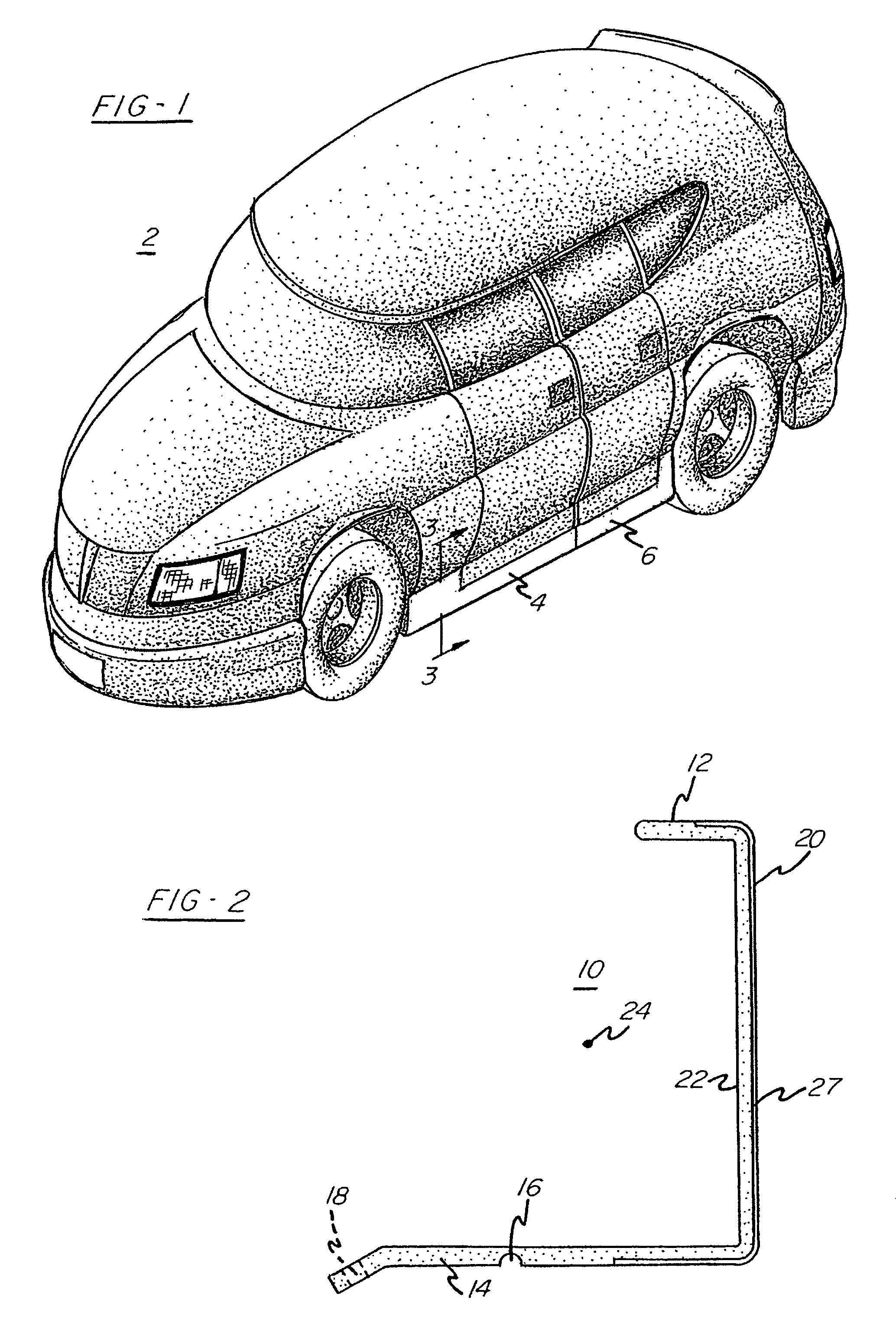 Side sill trim part and method of molding same