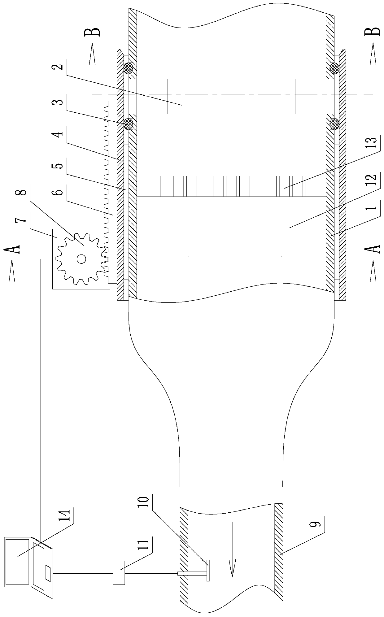 A small wind speed precision control method for low speed return wind tunnel