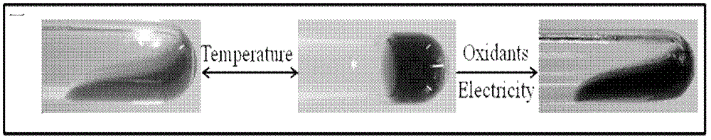 Multiple sensitive hydrogel material and preparation method thereof