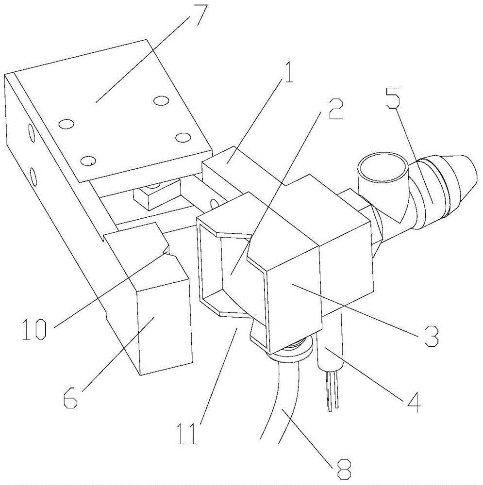 Flexible seedling clamping machine