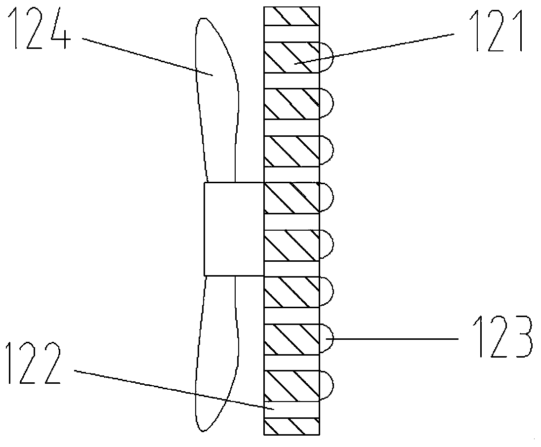 Automatic paint spraying device for steel tube