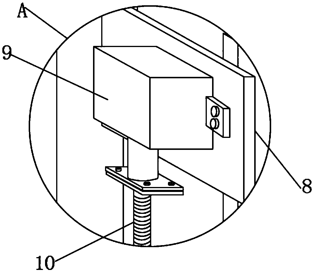 Burr polish-grinding device of metal pipe inner wall