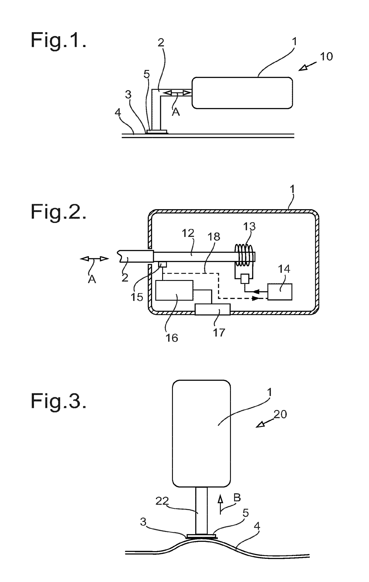 Device and method for the non-invasive measurement of state of tension, biomechanical and viscoelastic properties of surfaces of soft biological tissues