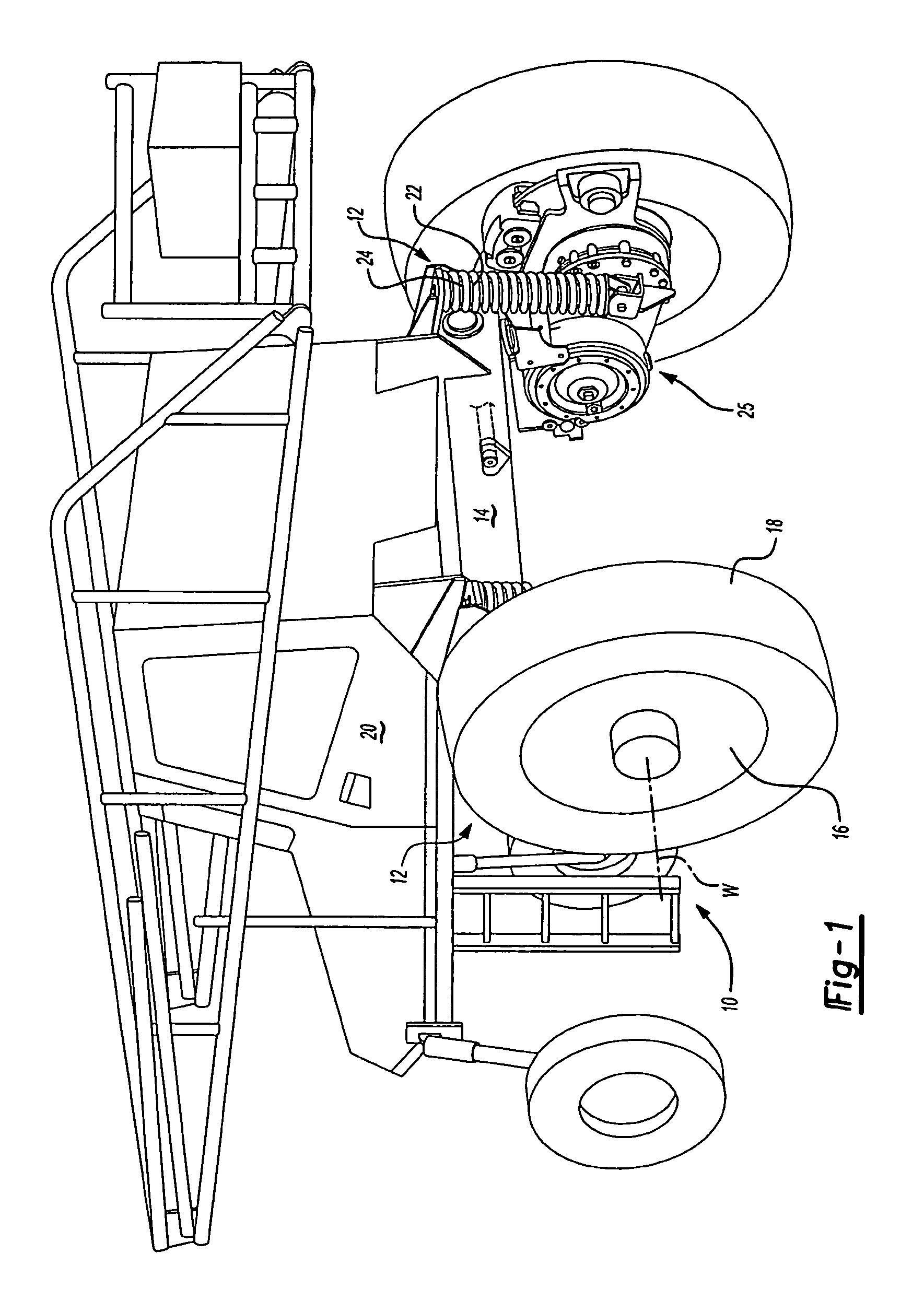 Drive assembly for a high ground clearance vehicle