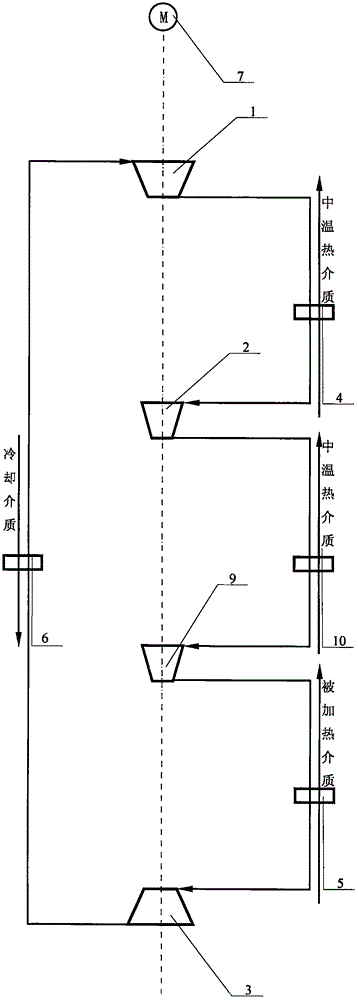 Bidirectional thermal cycle and second type of heat-driven compression heat pump