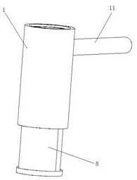 Suction and curettage device for obstetrical operation