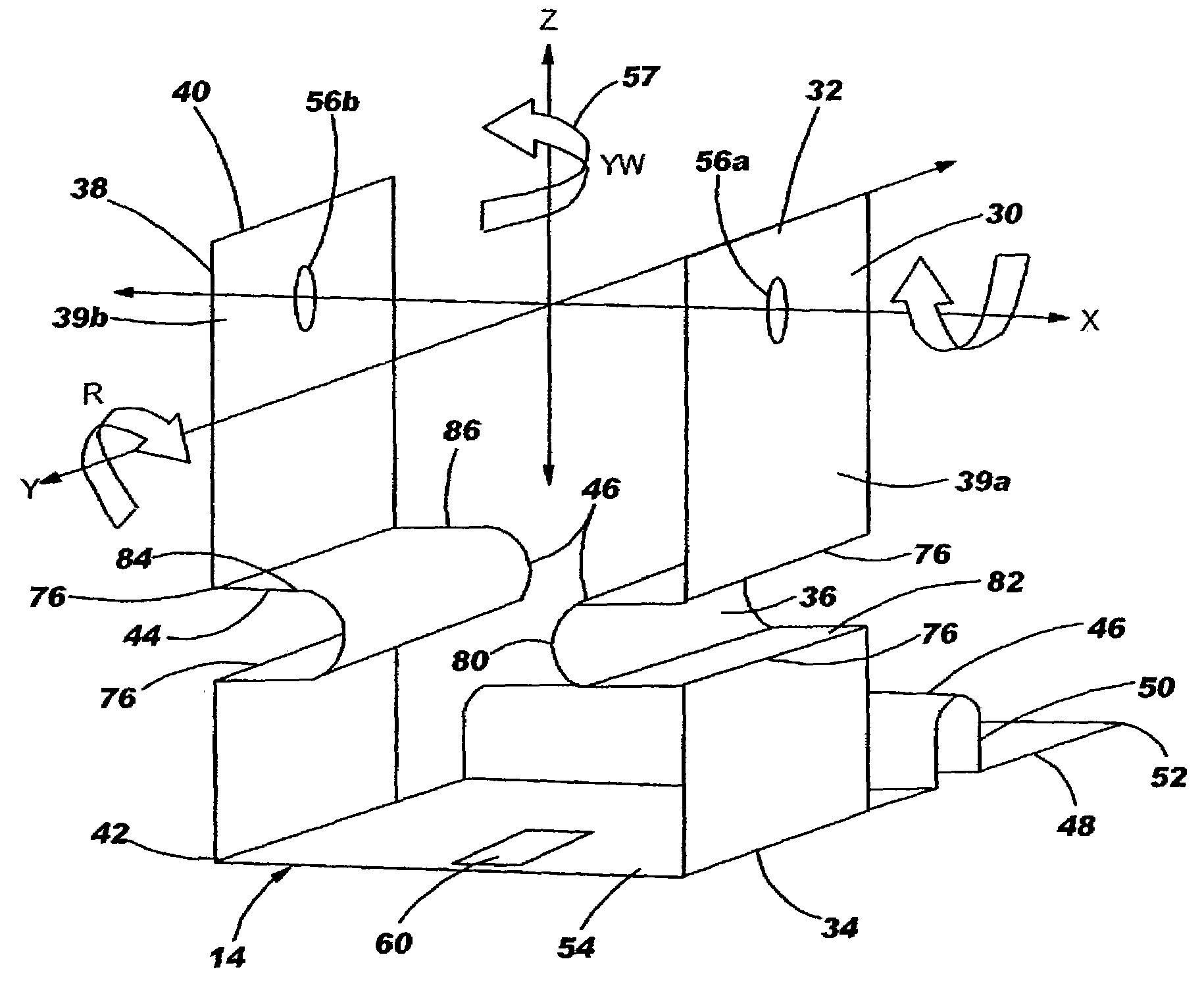 Floating connector spring and assembly