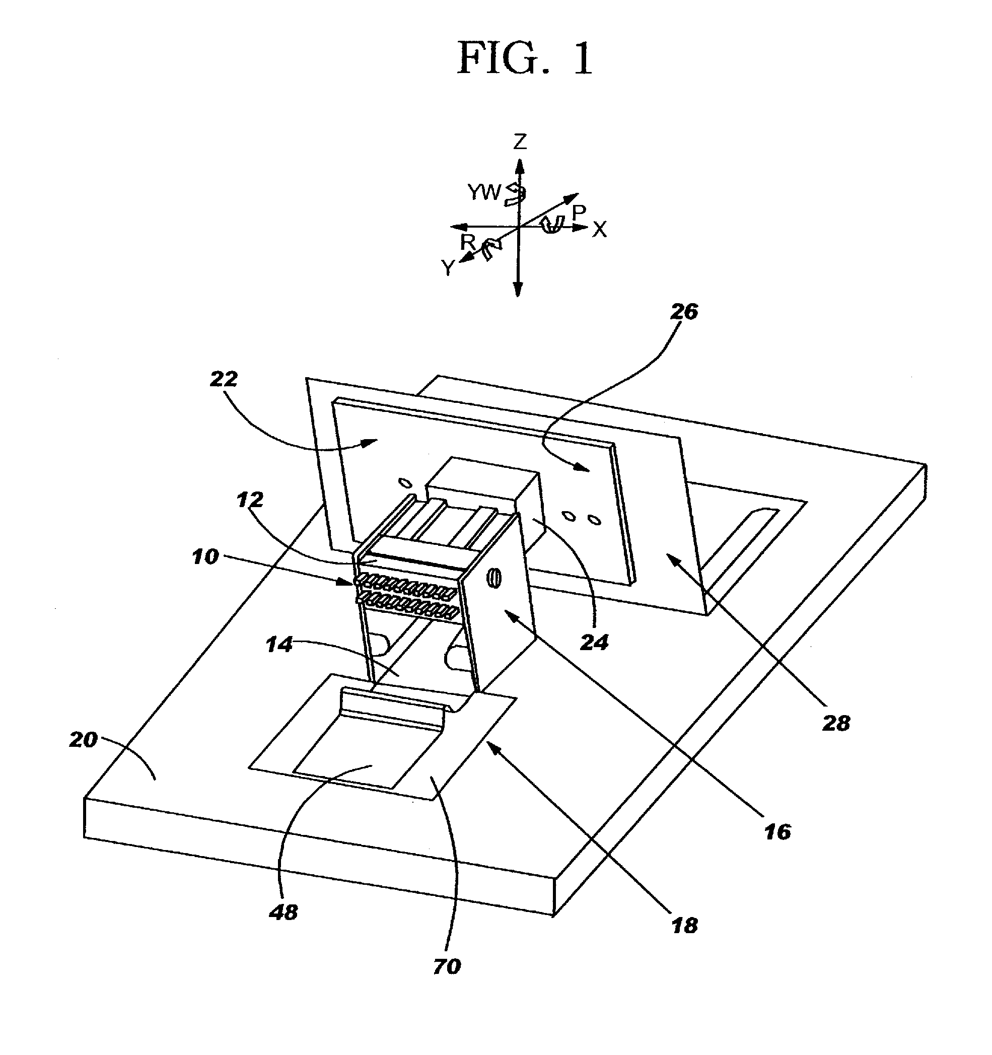 Floating connector spring and assembly