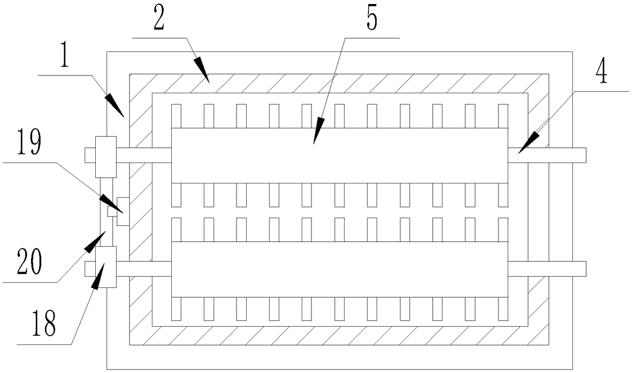 Machine part high-efficiency cleaning device