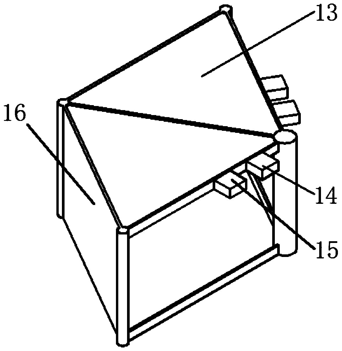 Protecting and cleaning device used for solid-state laser radar and embedded into vehicle bodies and cleaning method