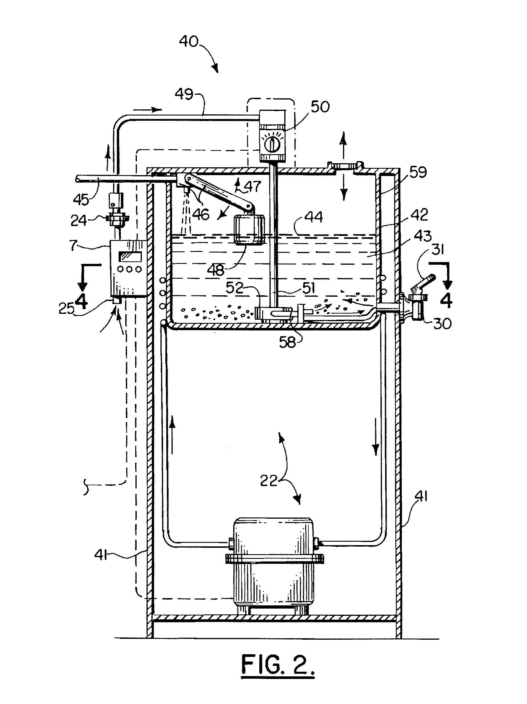 Method and apparatus for sanitizing water dispensed from a water dispenser having a reservoir