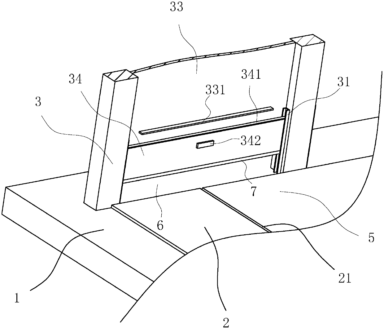 Steel-structure beverage stall for rangeland and construction method thereof