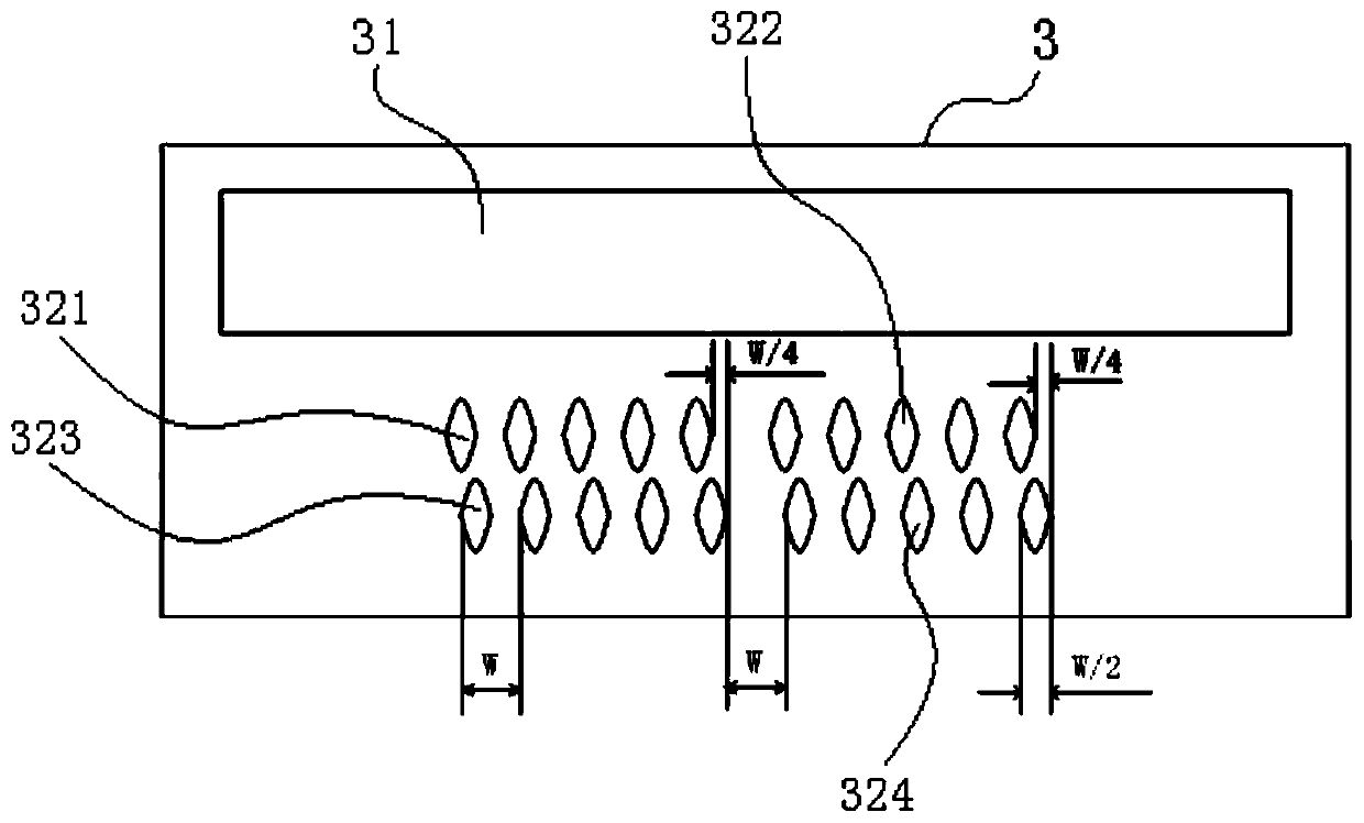 Absolute linear displacement sensor based on decimal shift coding