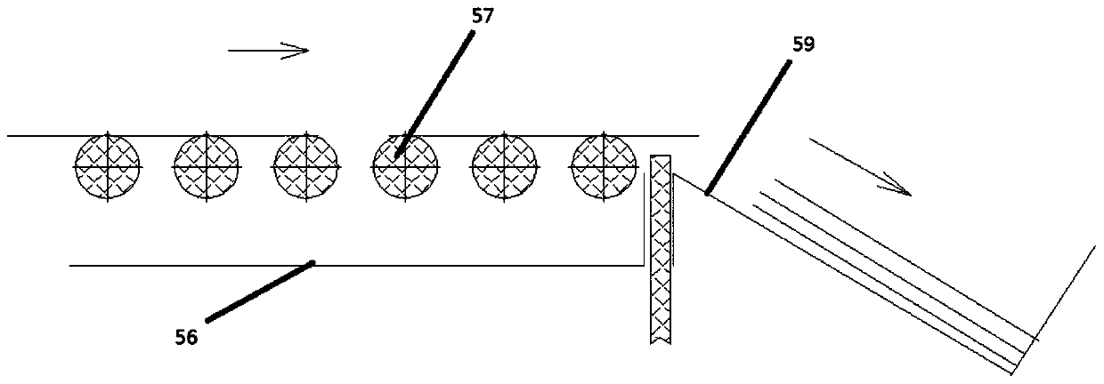 Chain-type alkali polishing production line and chain-type alkali polishing method for crystalline silicon battery piece